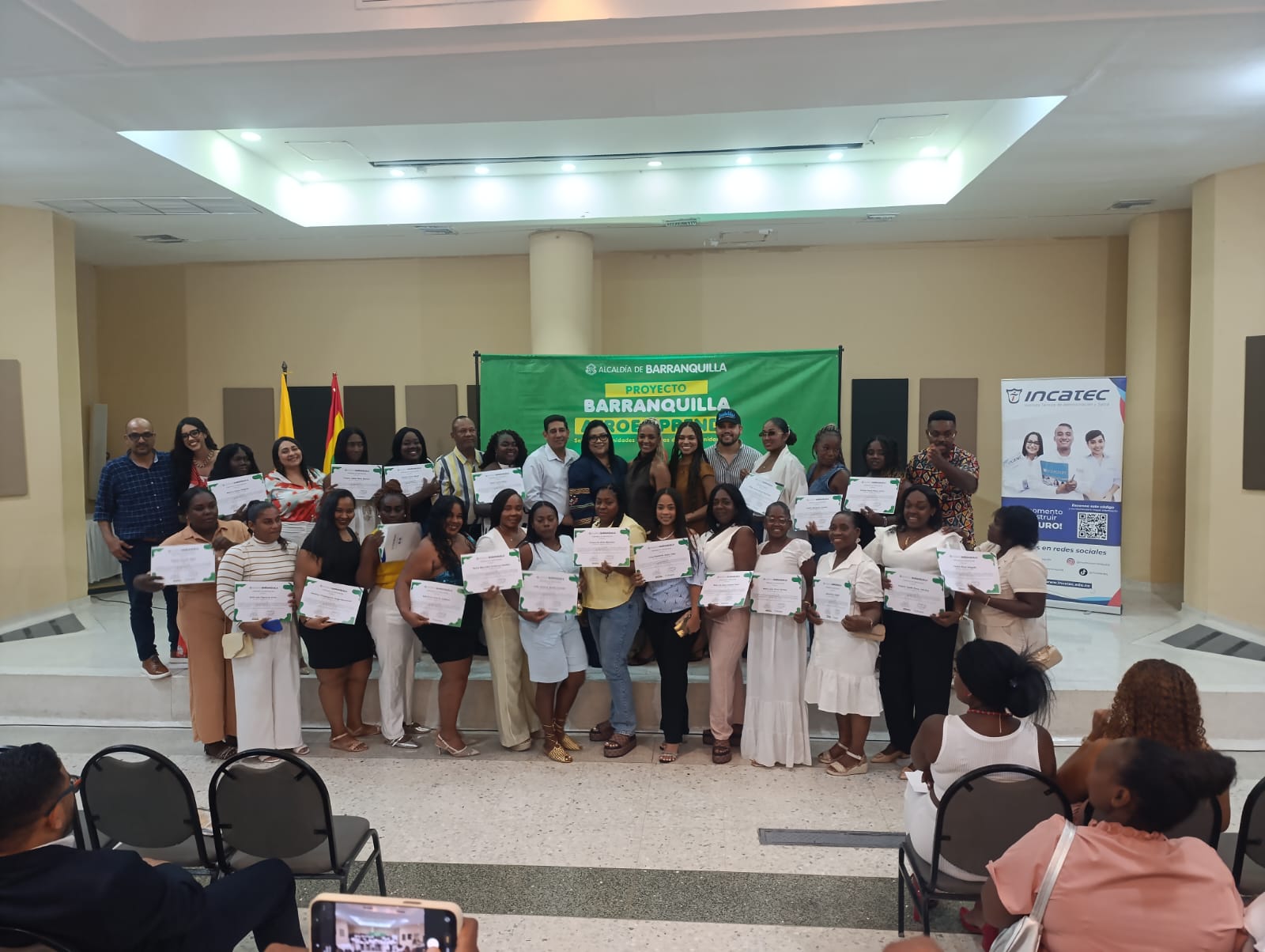 Grado del Proyecto Barranquilla Afroemprende