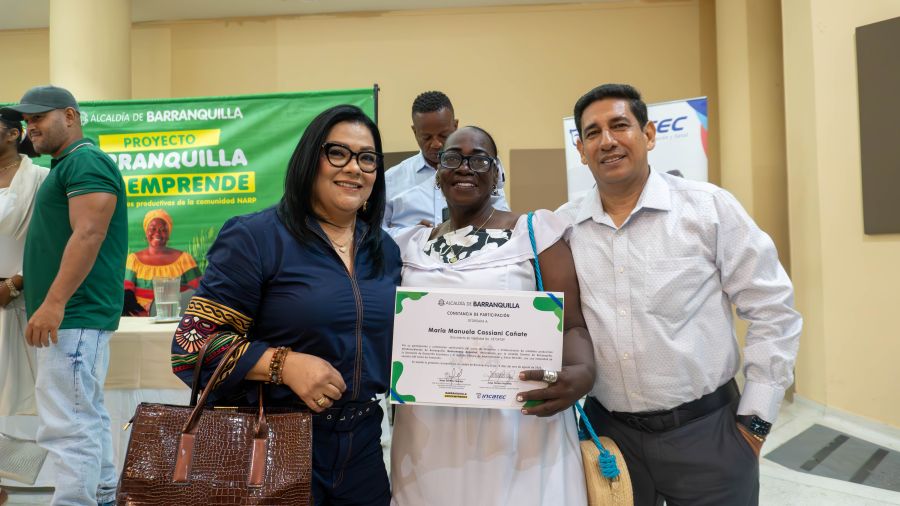 Ceremonia de Certificación del Proyecto Barranquilla Afroemprende